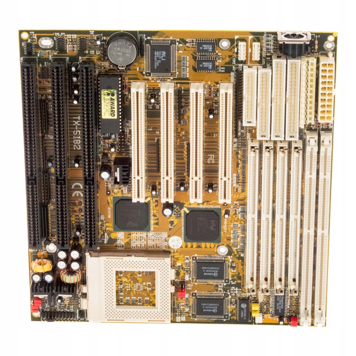 Ford Lian TX-5IB2 Socket 7 Fpm/edo Dram Sdram Pci Isa Baby-AT