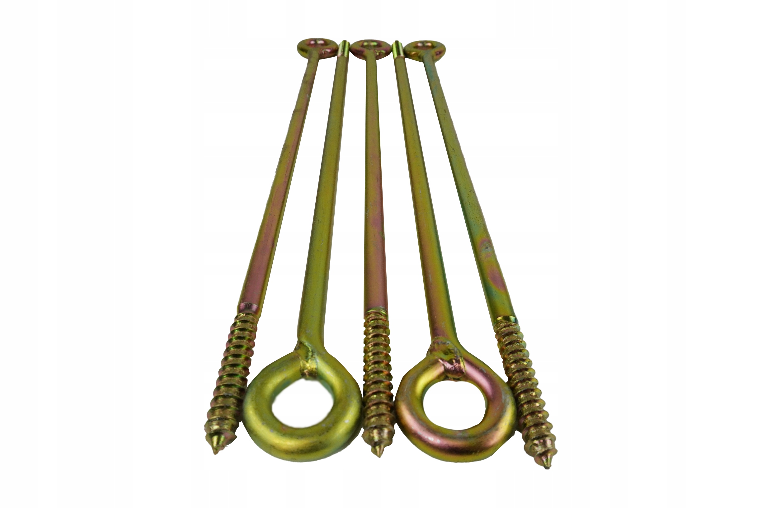 Śruba do kotwienia z uchem wkręt hak 450 mm Komplet 20 sztuk