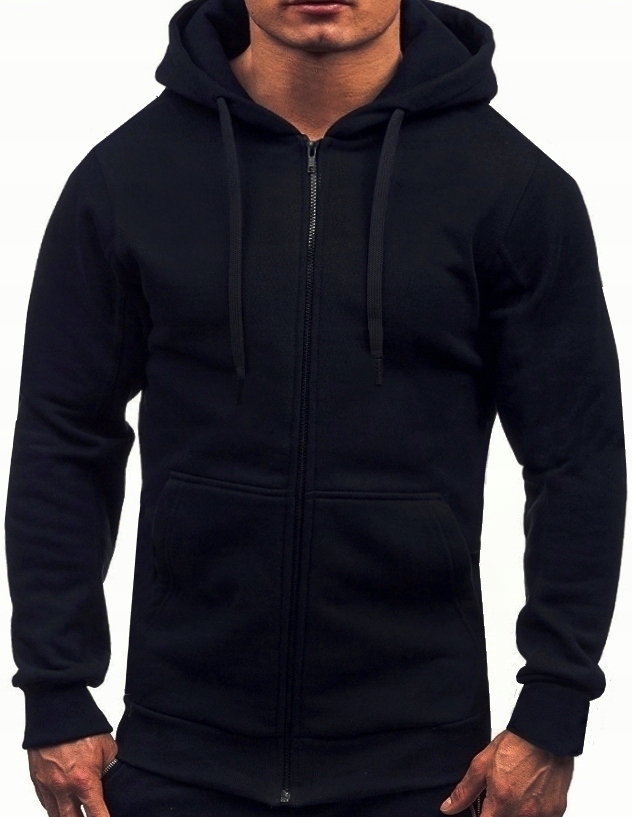 

Męska Bluza Z Kapturem Rozpiana Ciepła