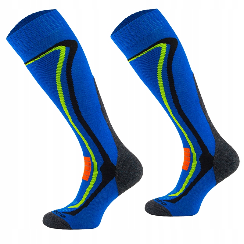 Podkolanówki narciarskie SKI2 Comodo 50% Merino Wool BLUE-03 roz 43-46
