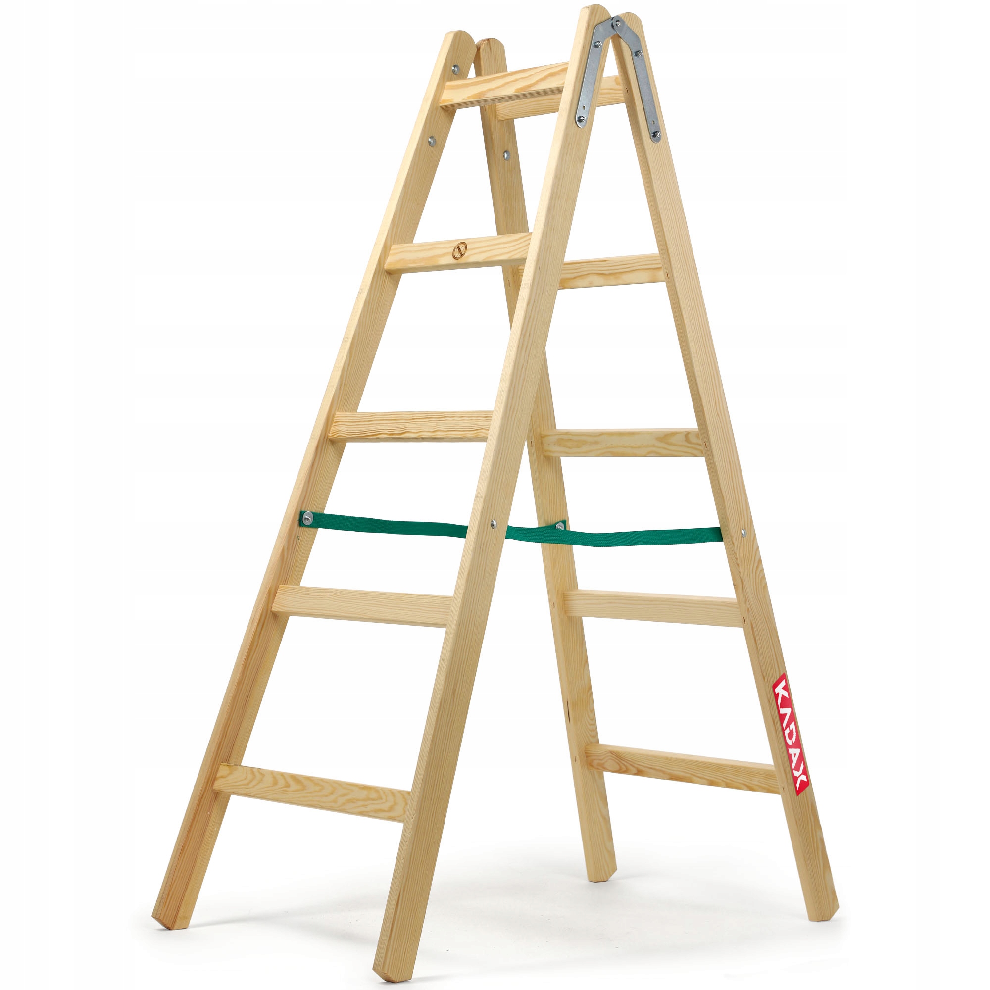 DRABINA DREWNIANA ROZSTAWNA MALARSKA 2x5 SZCZEBLI Waga 7.32 kg