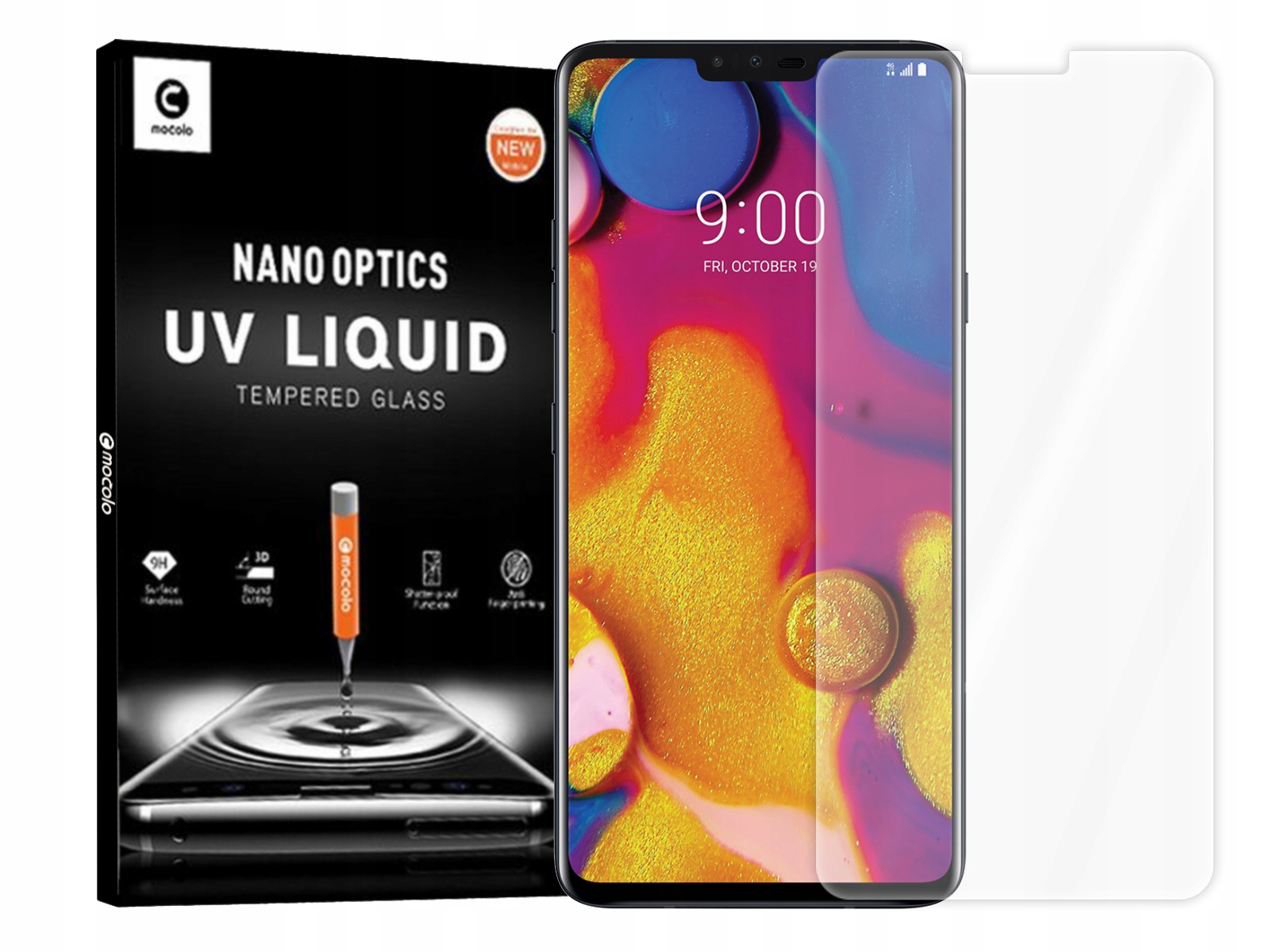 

Mocolo 3D Uv Glass Odporne Szkło Hart. Do Lg V40