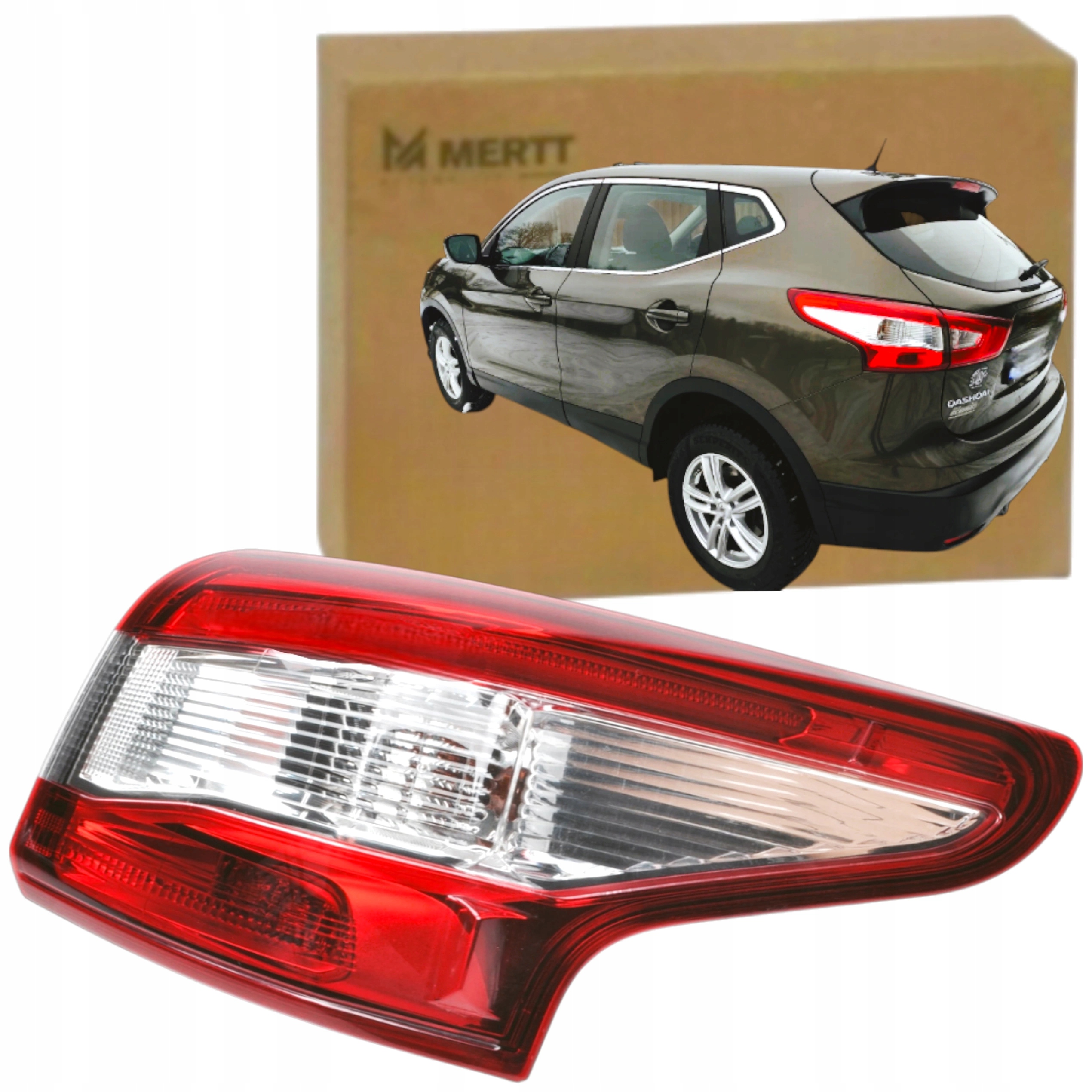Nissan Qashqai J11 2014- Pravá Led Venkovní Zadní Lampa 26550-4EA0B