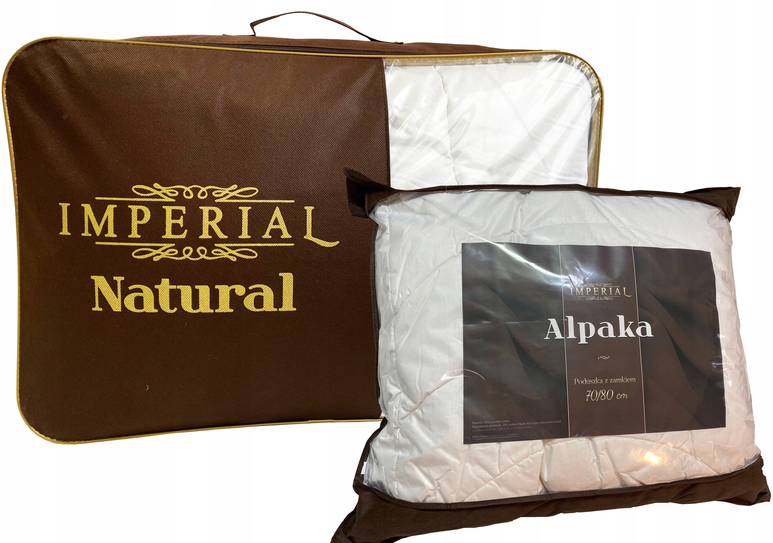 

Kołdra 200x220 całoroczna Imperial wełna Alpaka Am