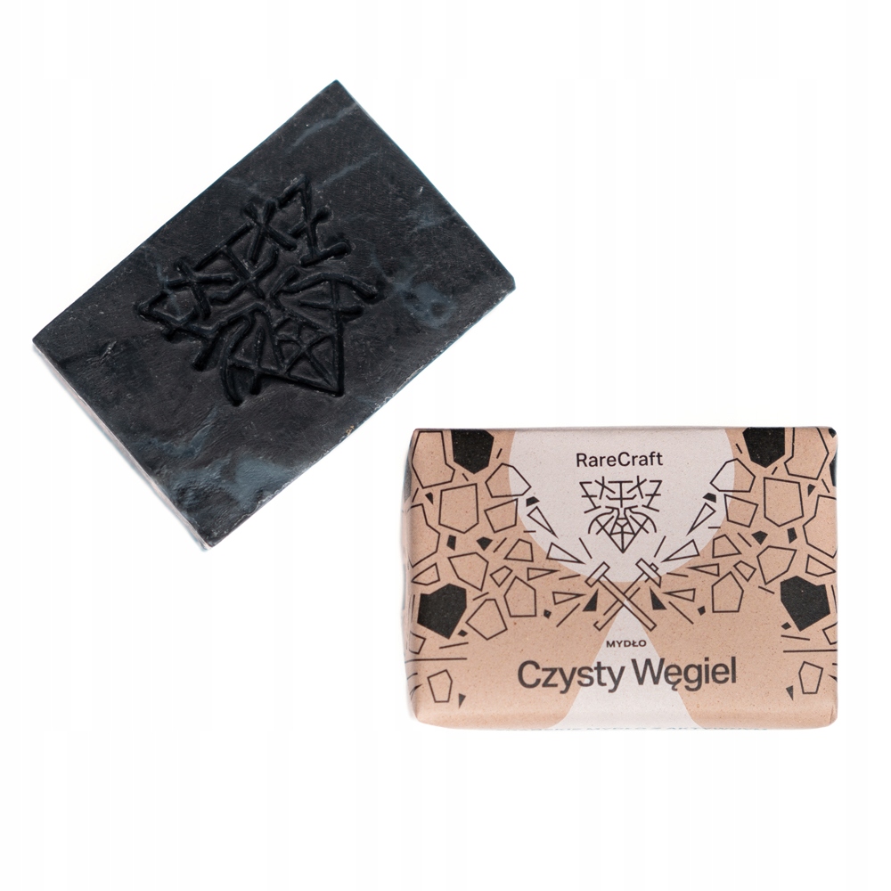 

RareCraft naturalne mydło Czysty Węgiel 110g