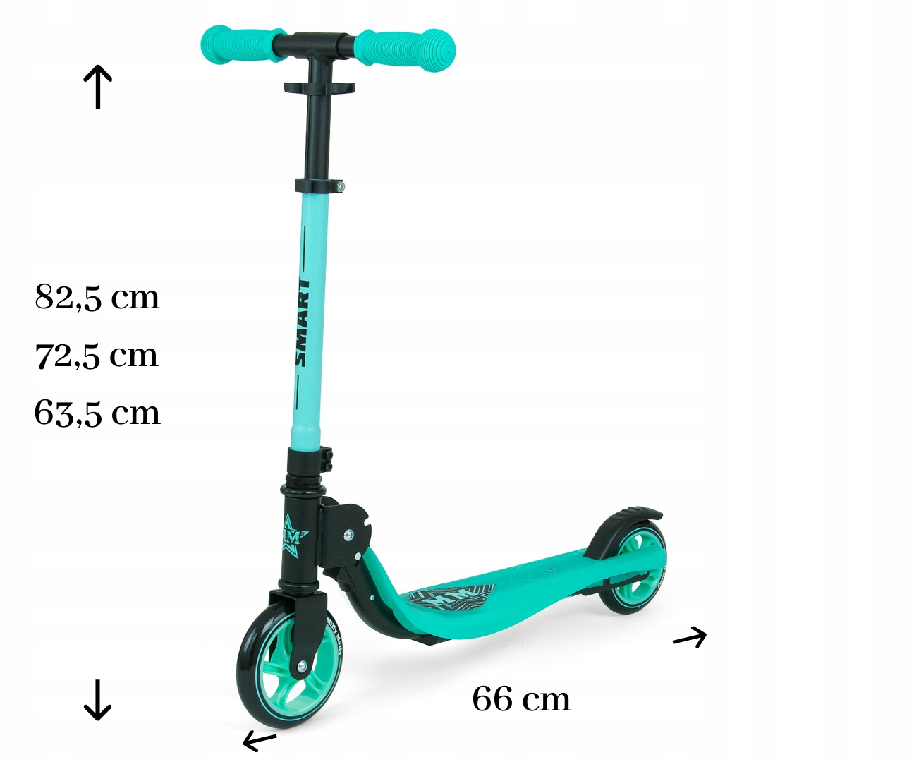 Hulajnoga Scooter Smart Miętowa Milly Mally 4+ Marka Milly Mally