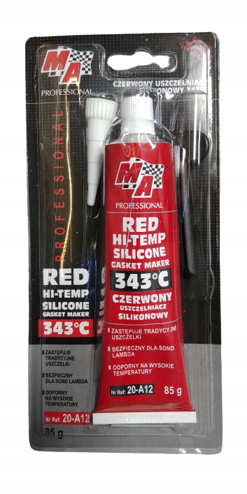 

Silikon Czerwony Uszczelniacz +343C 85g 20-A12