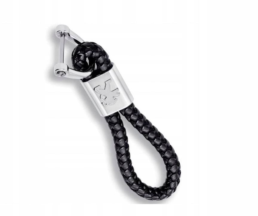 Peugeot Brelok Breloczek Brylok Pleciony Skóra