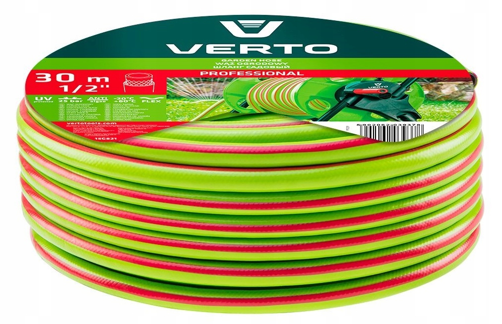 

Verto Wąż ogrodowy 30 m 1/2"PROFESSIONAL