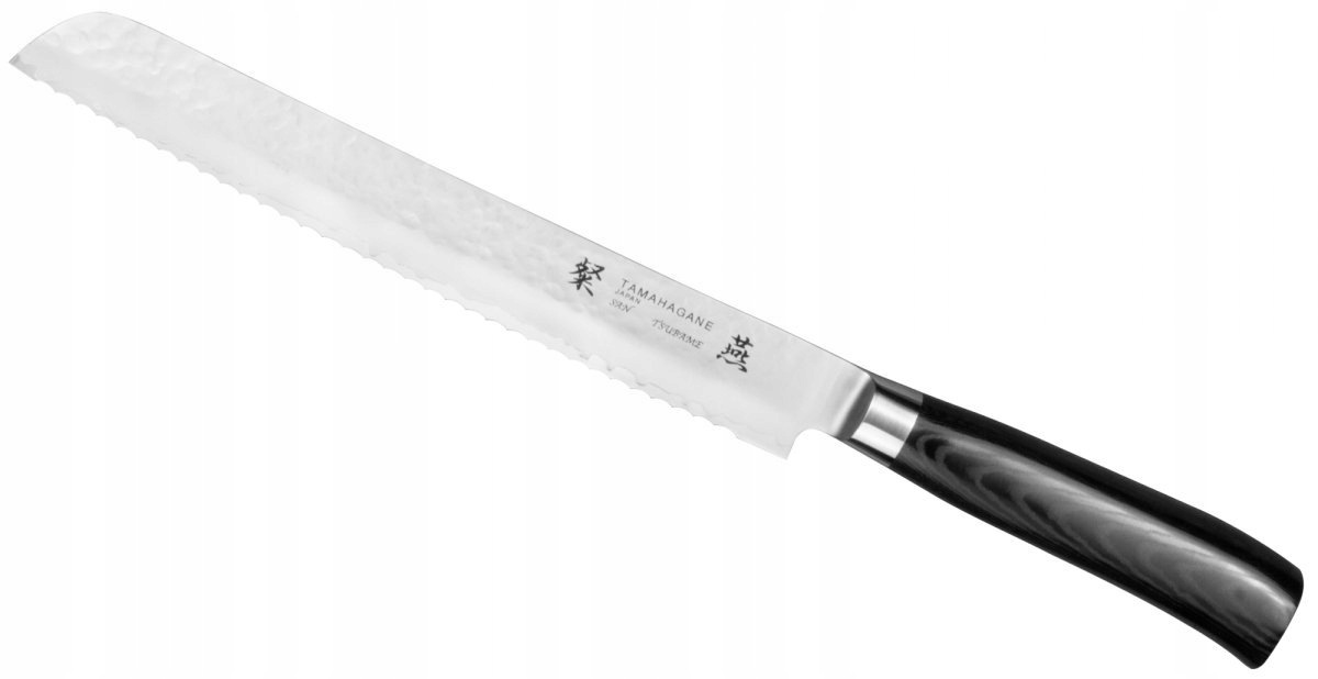 Tamahagane Tsubame Black Nůž na chléb 23 cm