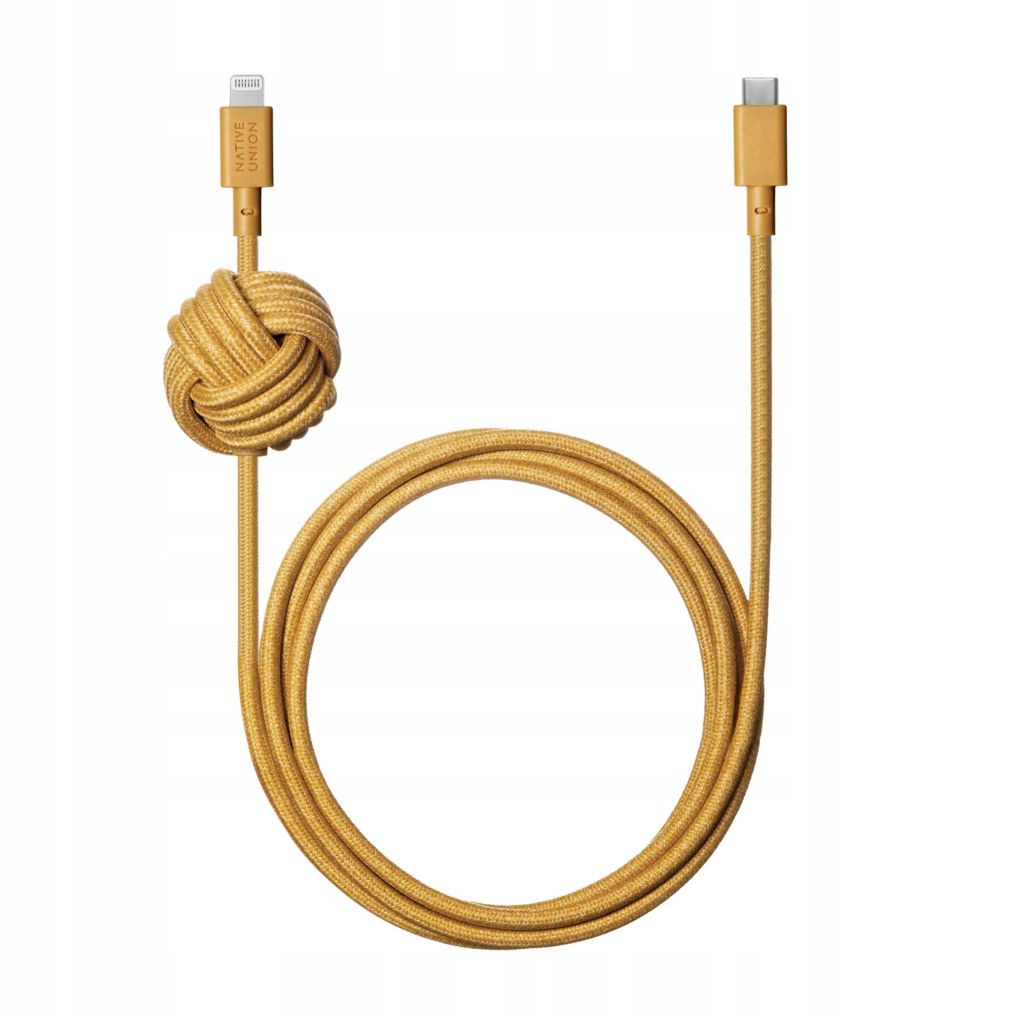 Native Union Night Cable – kabel Usb-c – Lightning 3 m pro iPhone, opletený