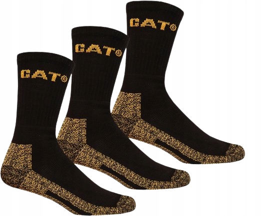 SKARPETY ROBOCZE CAT 3 PARY EU 41-45 CATERPILLAR BASIC WORK SOCKS Rozmiar 41-45
