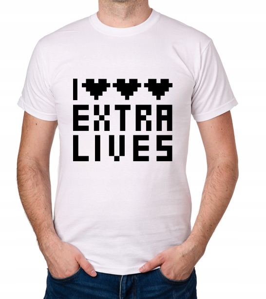 

koszulka I Love Extra Lives prezent