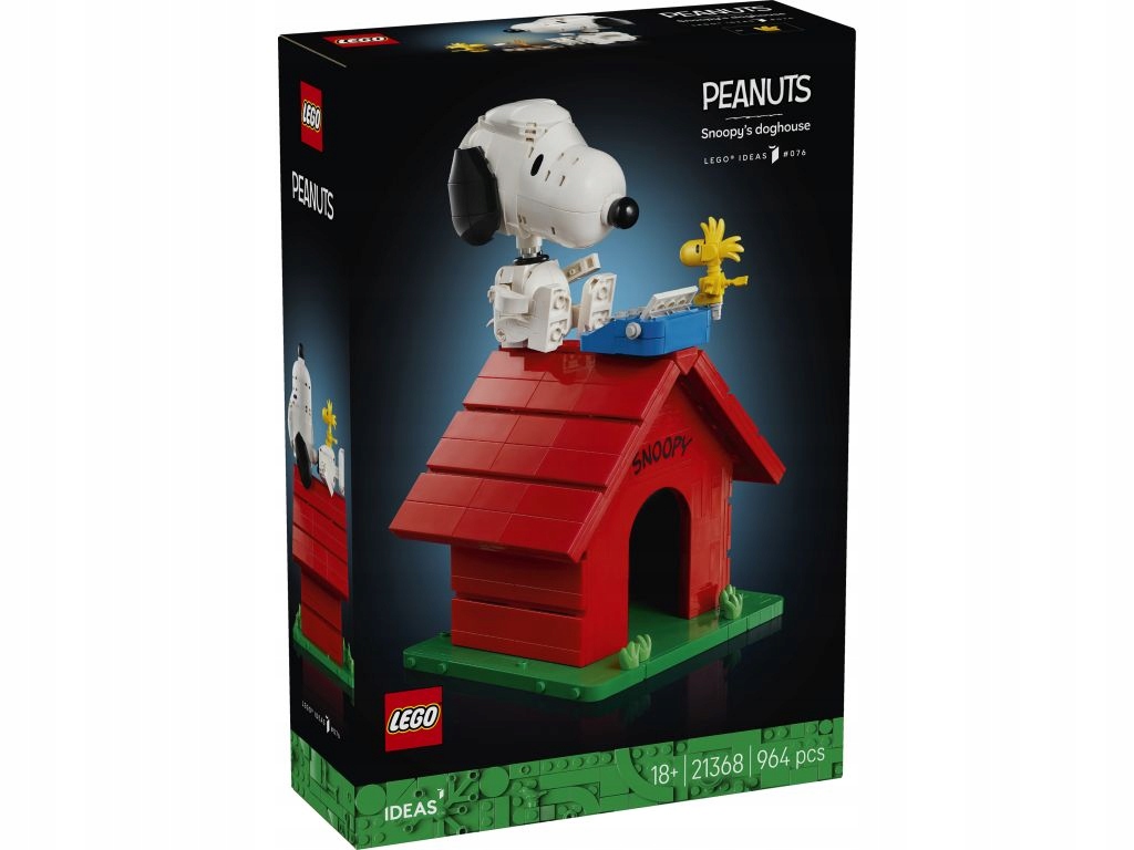 Lego 21368 Ideas Fistaszki: Buda Snoopyho