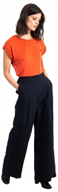 Garcia Černé Elegantní Kalhoty Se Zipem A Záševky Xs 6BA