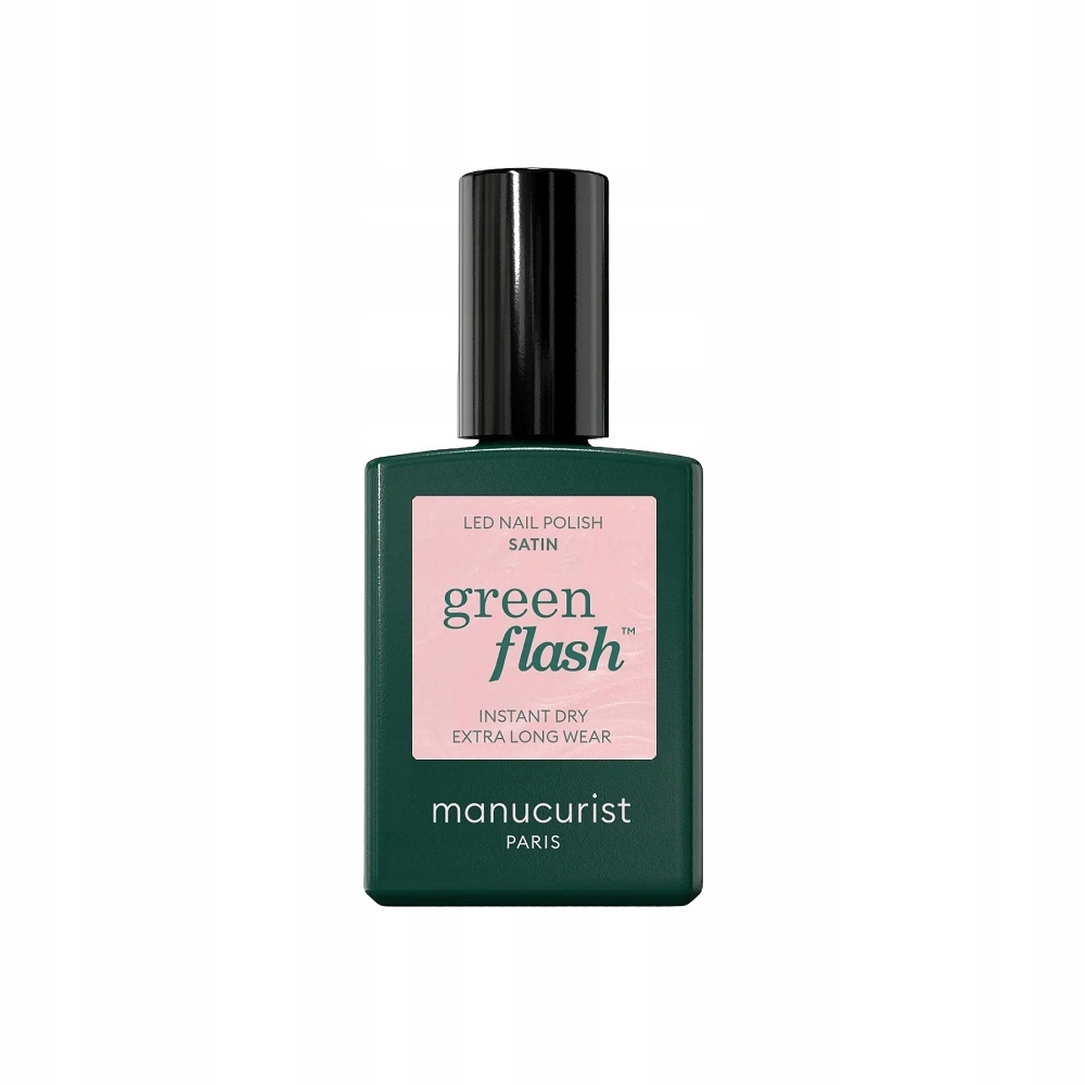 Green Flash Led Gel Nail Lacquer Lakier Do Paznokci Satin