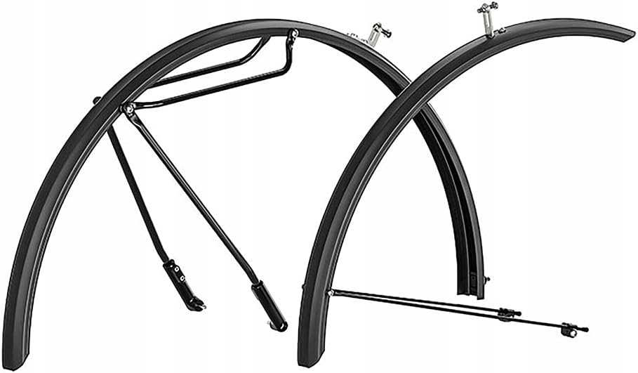 Blatníky na kolo Set Aluminium Hebie Alumee 28" 52 mm s podpěrou na zavazadla