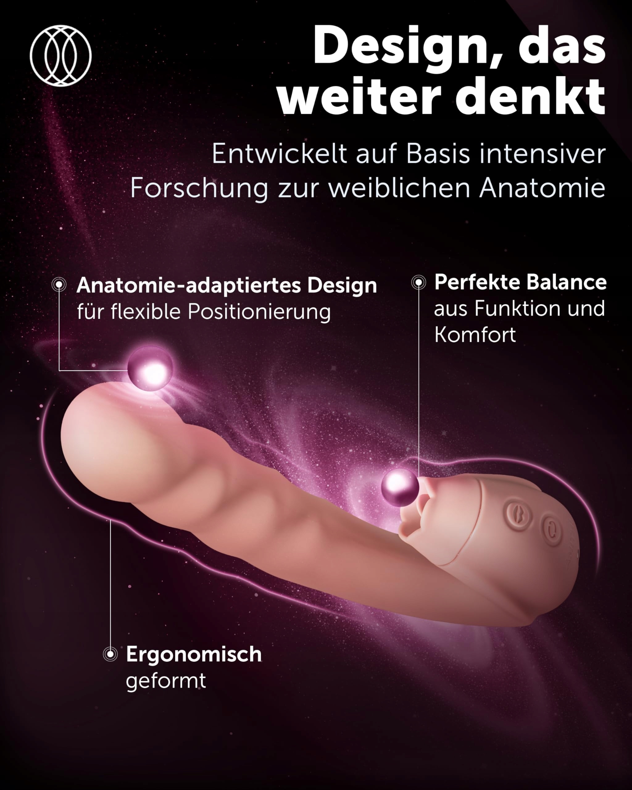 INTIMA LURE Stymulator Klitorisu Z Funkcją Liza Z Rotacją Dla G Punktu — miniatura 5