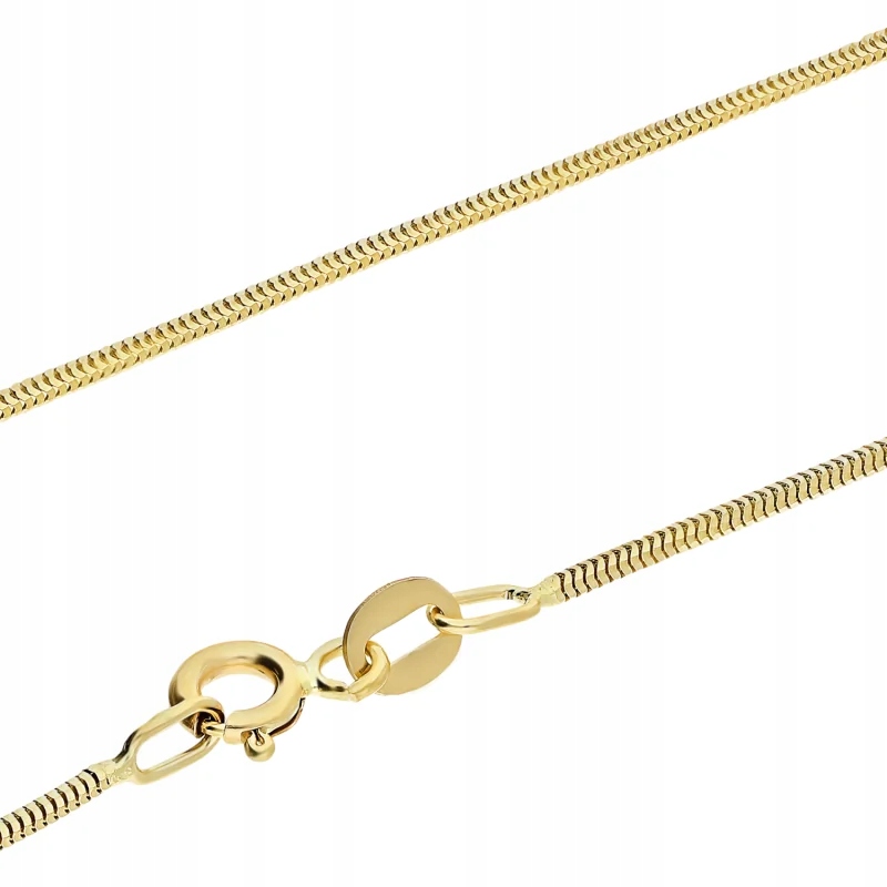 Zlatý řetízek Snake 585, elegantní model pro každodenní nošení jako dárek R50 3.45g