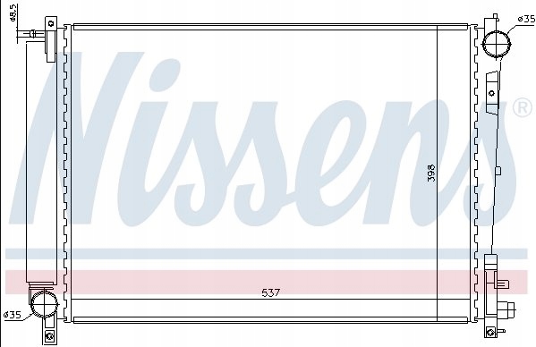 ХОЛОДИЛЬНИК VOYAGER 2.5 CRD 01-CADILLAC BLS 1.9 D 20