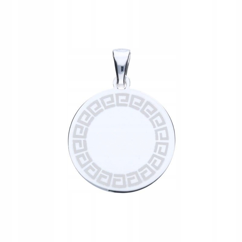 Stříbrný přívěsek 925 Meander Řecký 23 mm, plech na řetízek 3.10 g
