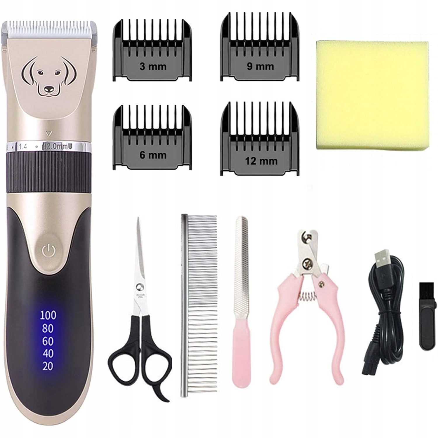 Levně Bezdrátový Stříhací Strojek Na Psy, Profesionální Čepel