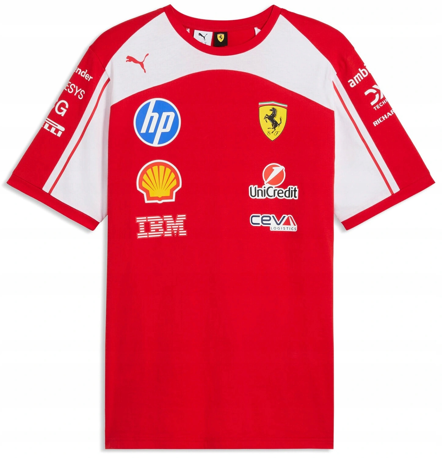 Tričko Scuderia Ferrari F1 2026 Team červená vel. 3XL