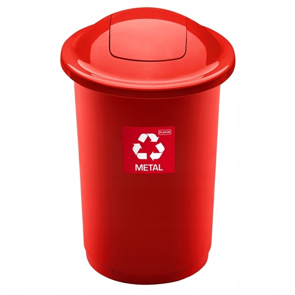 

Kosz do segregacji śmieci odpadów Metal 50L