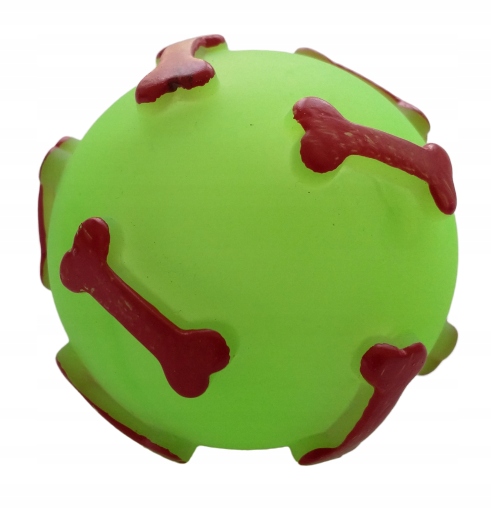 

gumowa piłka z piszczałką - wielkość 7,5 cm