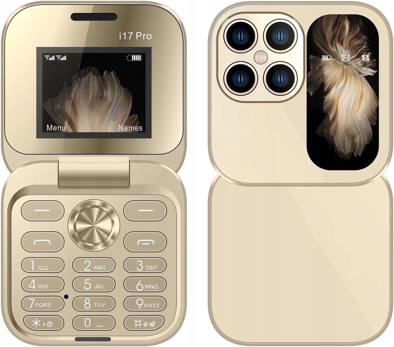 Telefon Mtk i17 Pro 2G Dual Sim S Polštinou pro seniory a děti