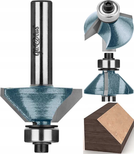 Globus Frez Trzpieniowy Fazujący Cnc 45° d=8 D=31 FT506-0008-0001