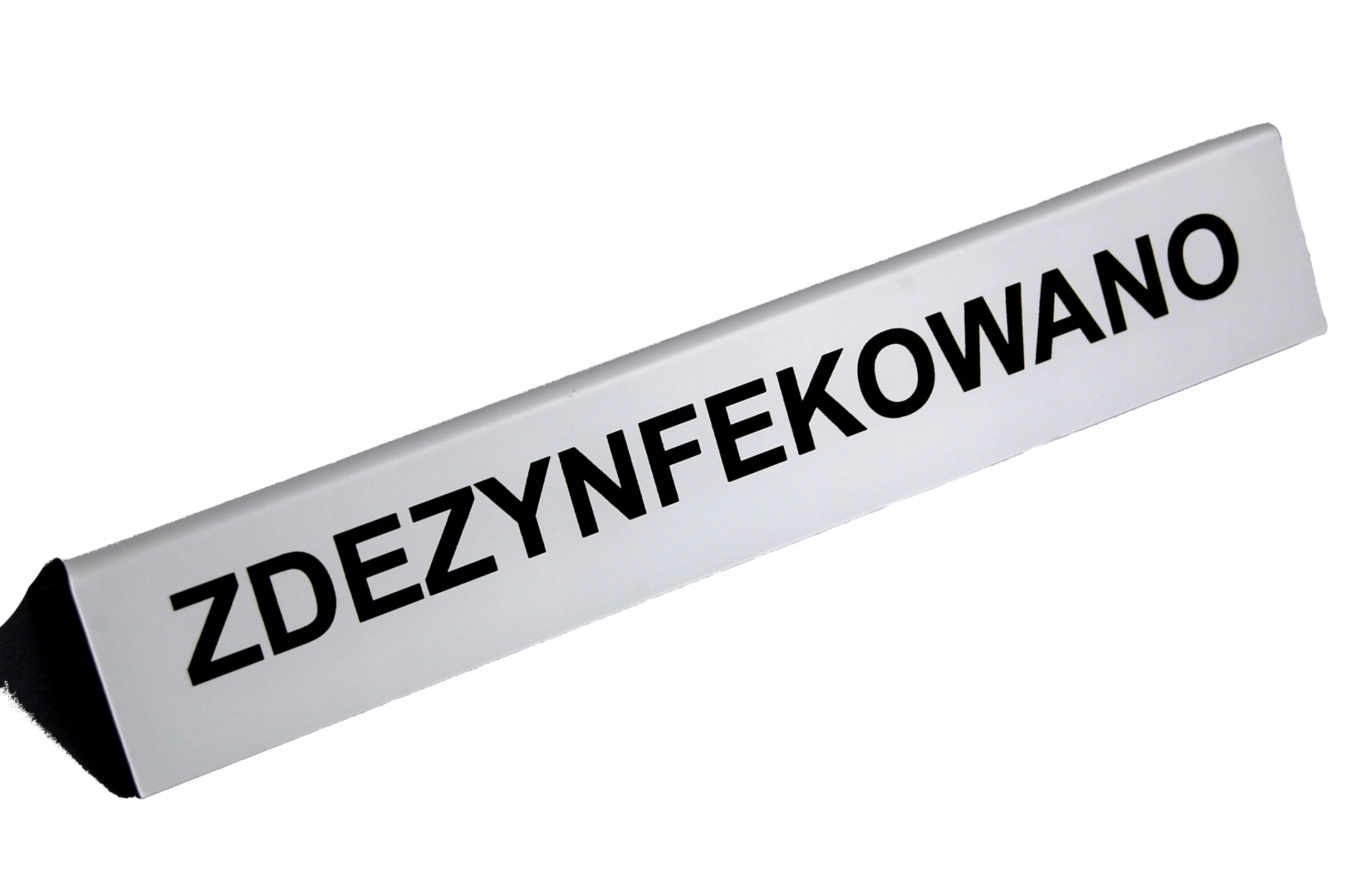 ZDEZYNFEKOWANO-INFORMACJA NA STOLIK ( BIAŁA!!! )