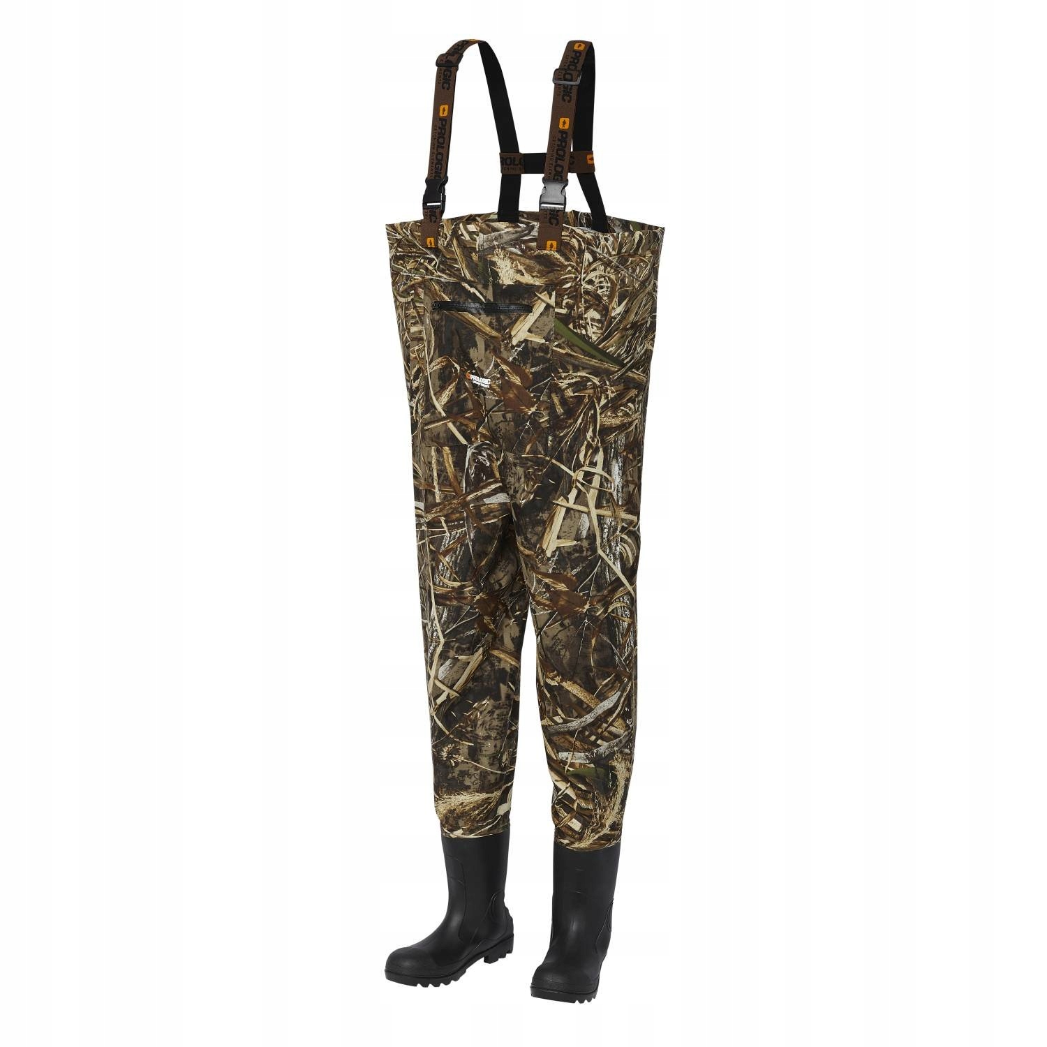 Wodery Prologic Max5 Taslan Chest Wader Bootfoot Cleated L 42/43-7.5/8 Camo