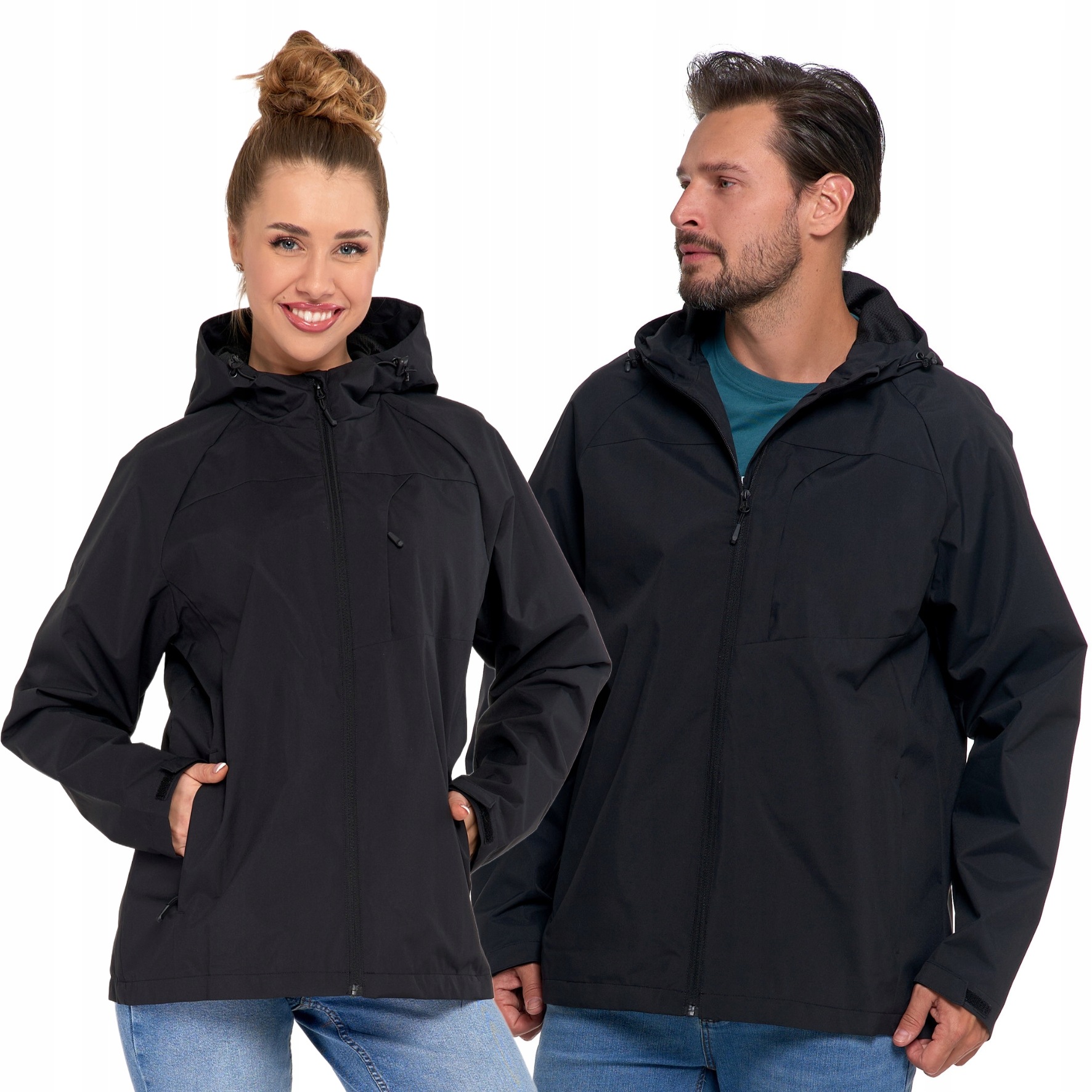 Pláštěnka Větrovka S Kapucí Unisex Moraj Černá Velikost S