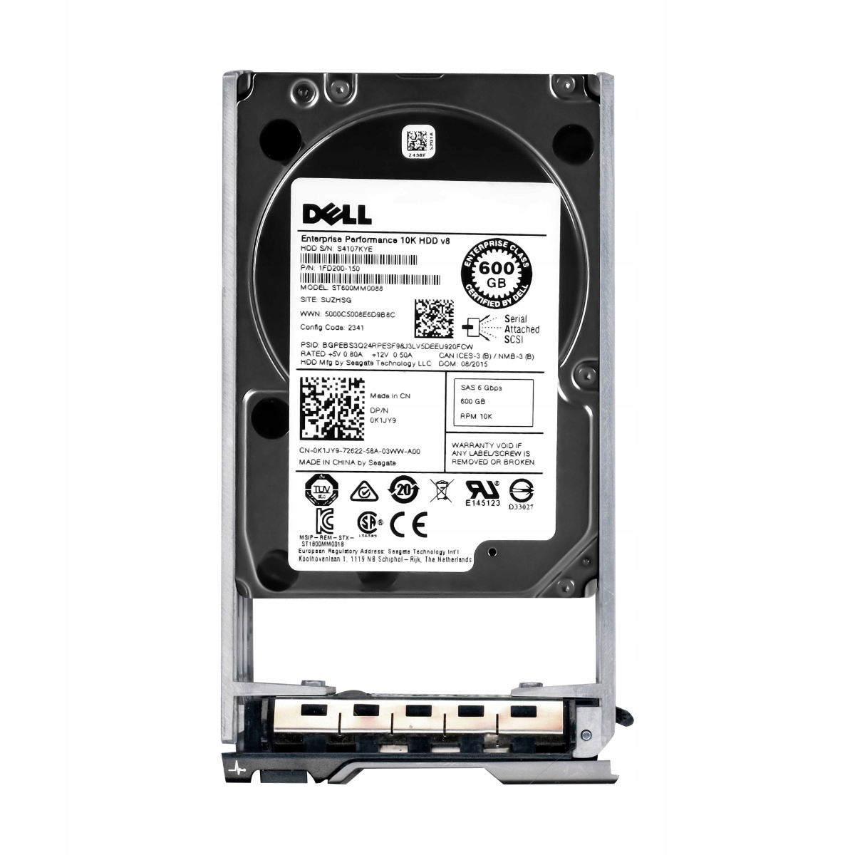Dell 0K1JY9 600GB SAS-2 10K 128MB 2,5'' ST600MM0088