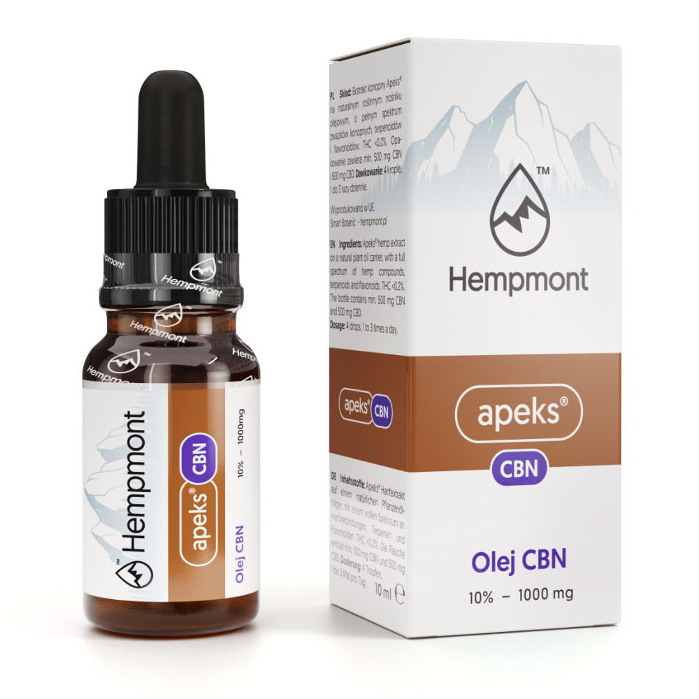 

Olejek Konopny Cbn Cbd 10% 1000 Mg Na Sen