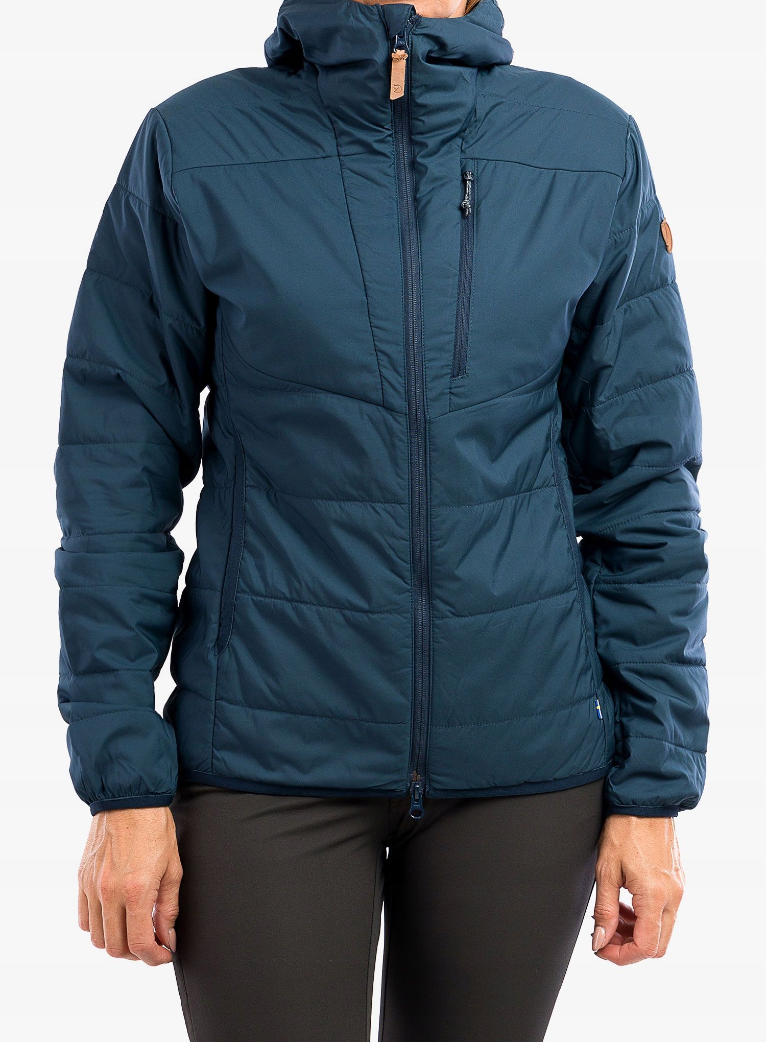 Dámská zateplená bunda Fjallraven Keb Padded Hoodie horská modrá Xs