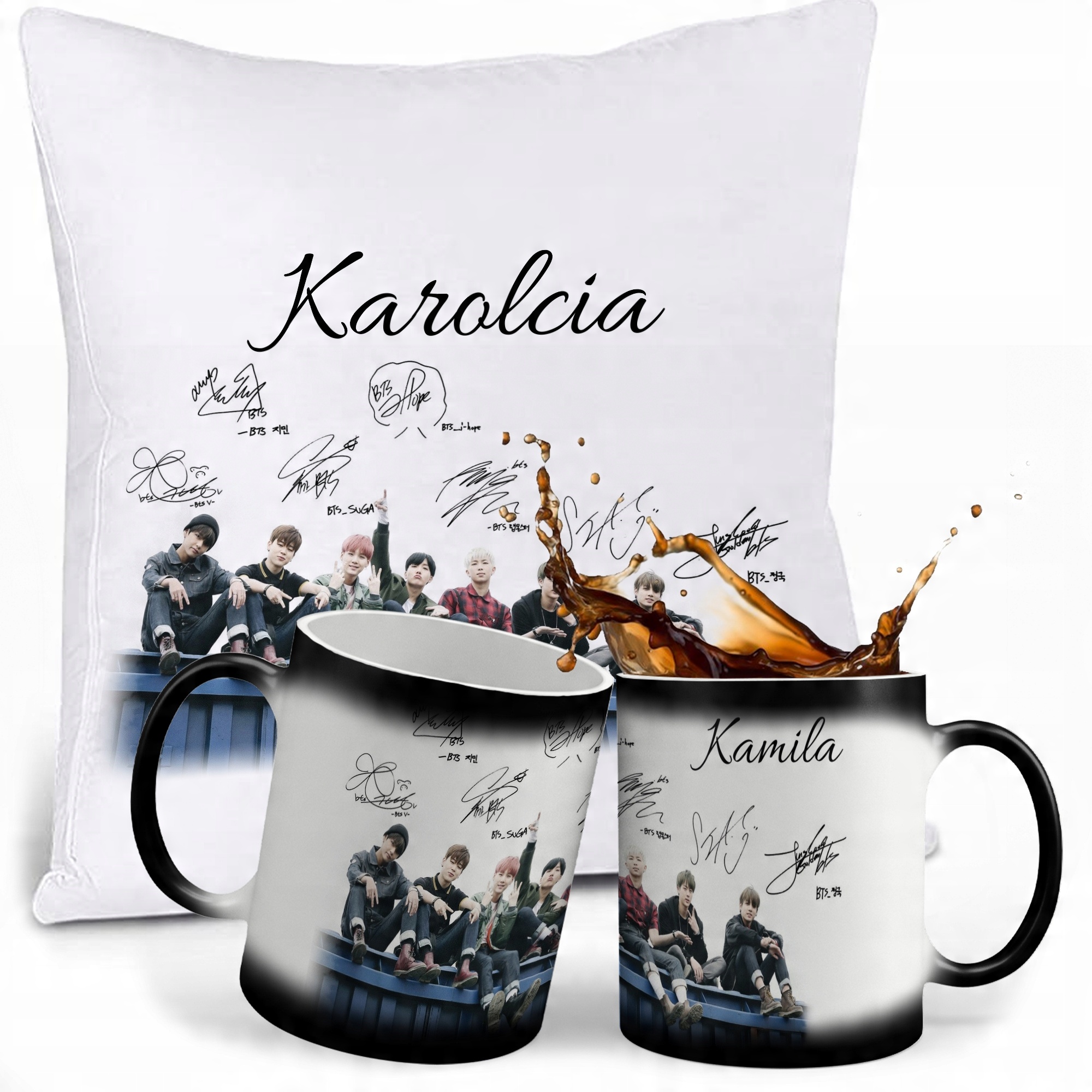 

Zestaw Bangtan Boys Bts Magiczny Kubek Poduszka