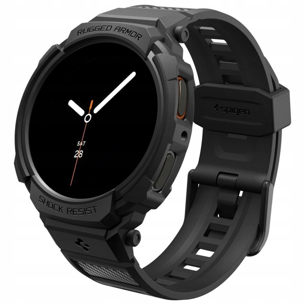 Řemínek Spigen Rugged Armor Pro pro Samsung Galaxy Watch 8 44 mm černý