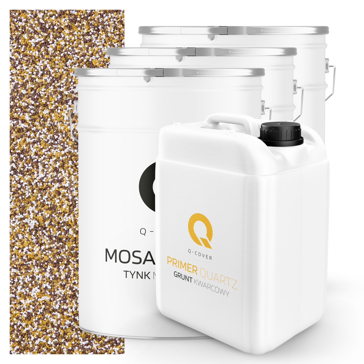 Mozaiková Omietka Hnedá Horčicová M62 Vonkajšia 3x 25KG Pôda