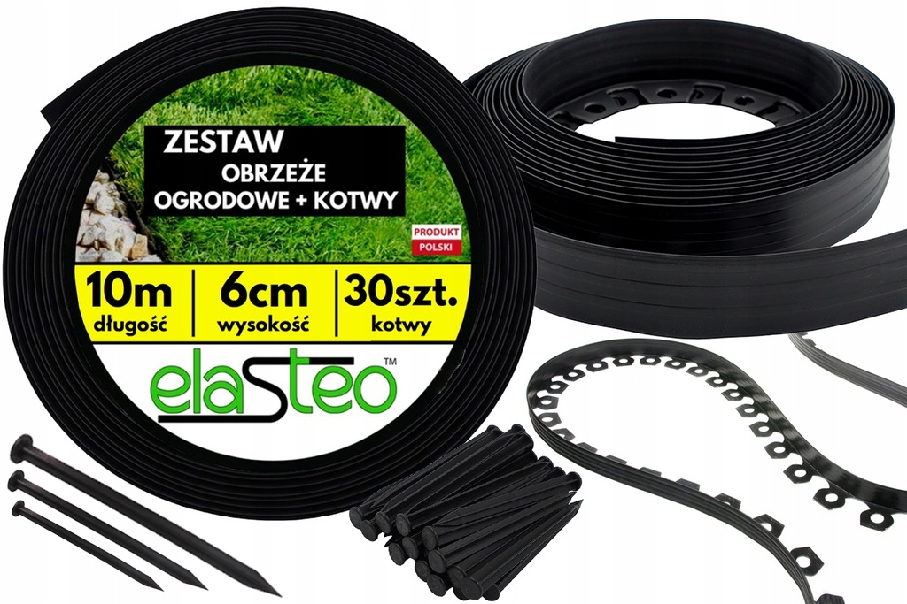 

Obrzeże 60mm Ogrodowe Trawnikowe 10 Mb Kotwy