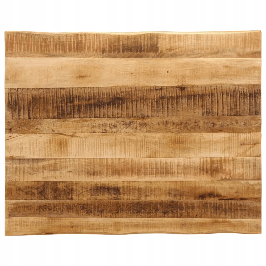 VidaXL Stolní deska s přírodním okrajem, 100x80x2,5 cm, mangové dřevo