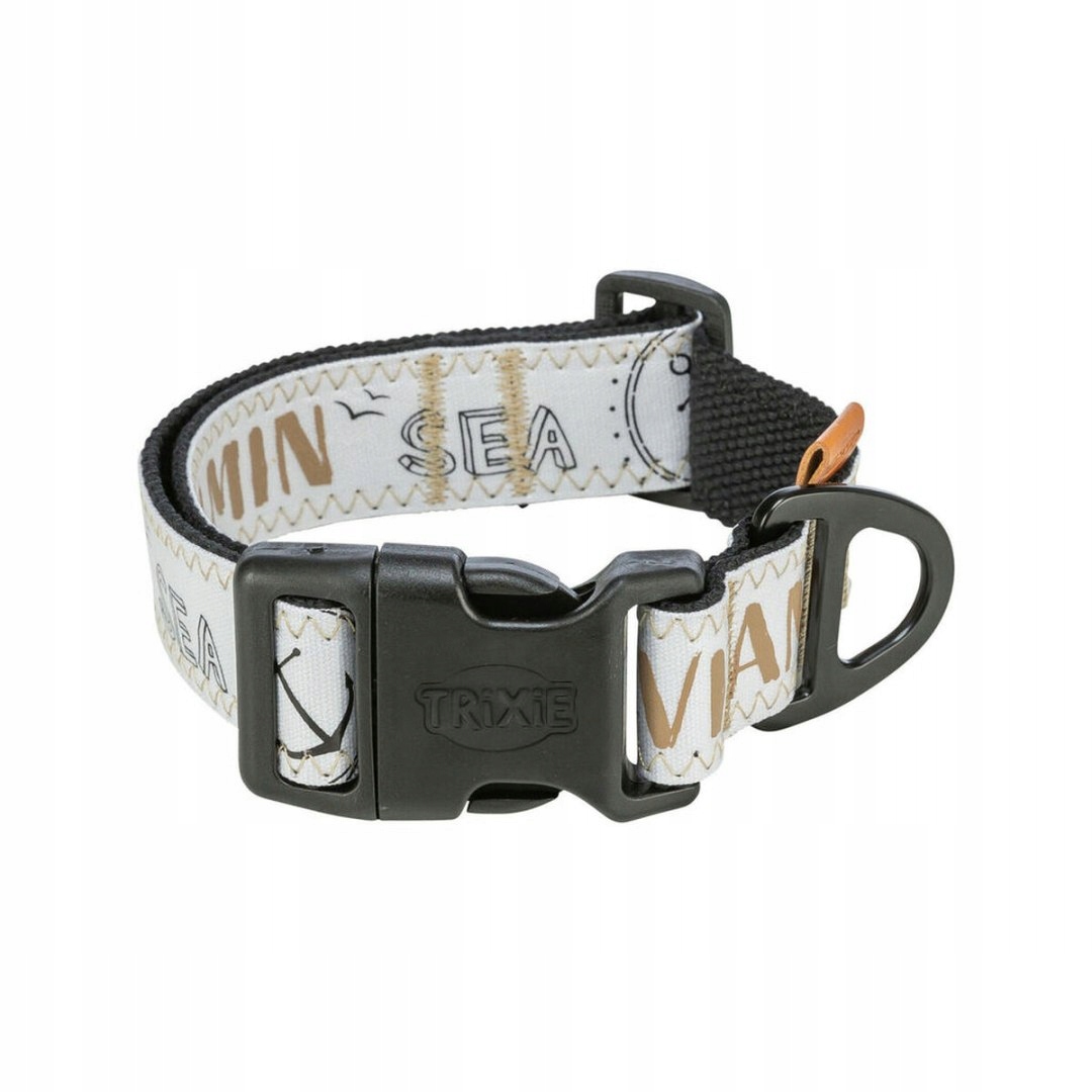 Obojek pro psa Trixie Be Nordic Černý M/L 40-60 cm