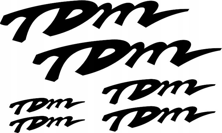 

Naklejki na motocykl kask Yamaha Tdm