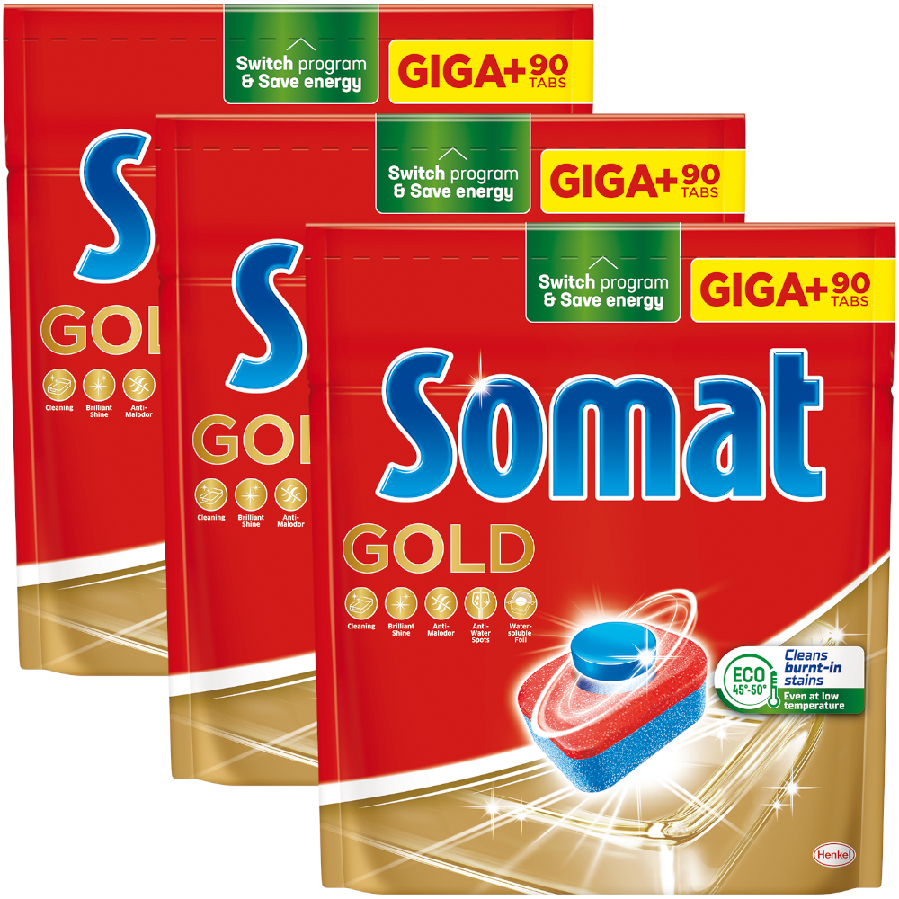 

Somat Gold Giga Tabletki do zmywarki 270 szt