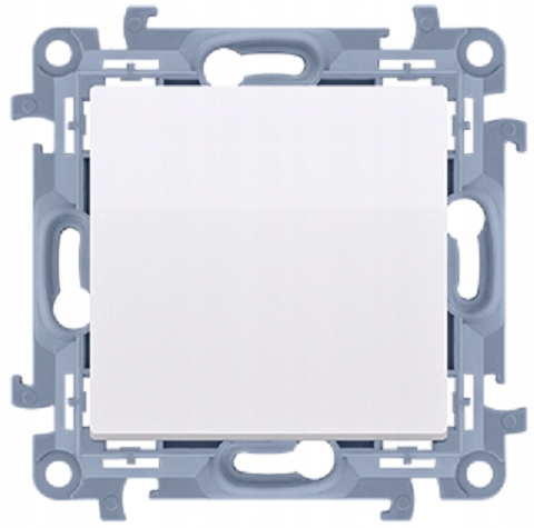 SIMON 10 Łącznik pojedynczy wyłącznik 10A biały