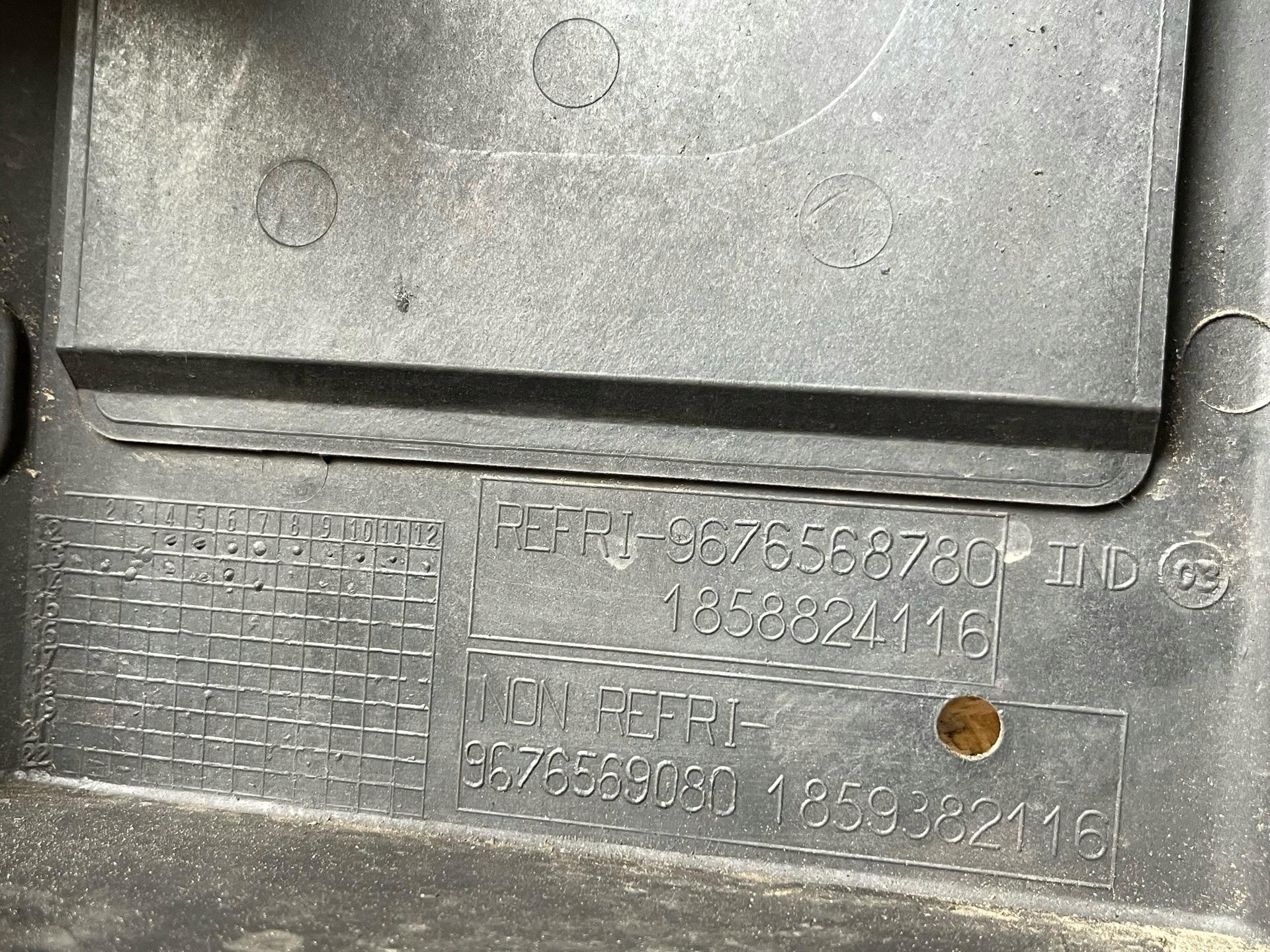 ventilátor chladiče Peugeot 308 2009 9676568780