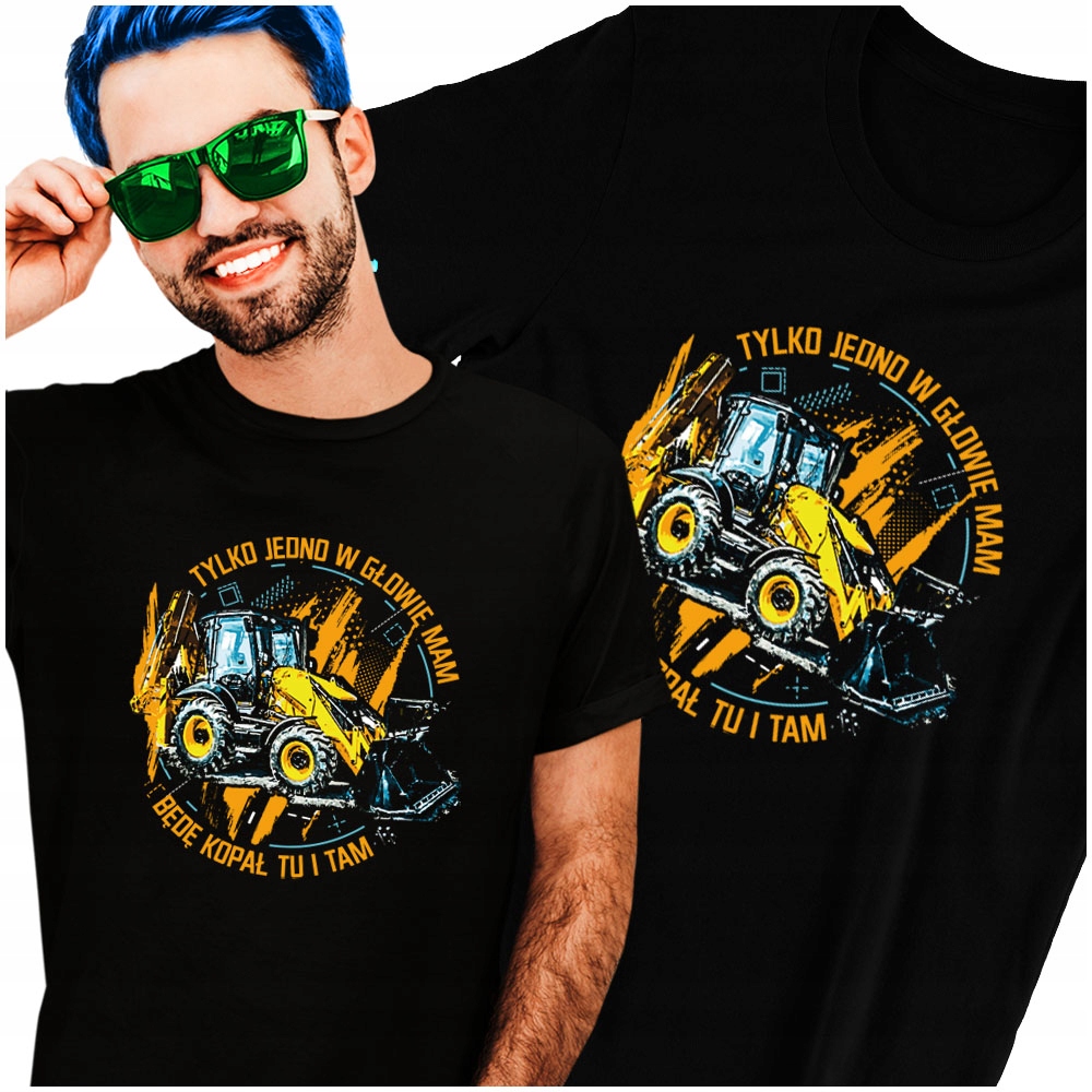 

Koszulka T-Shirt Dla Operatora koparko ładowarka S