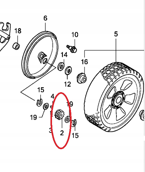 ZĘBATKA NAPĘDU HONDA 13 ZĘBÓW ORYGINAŁ Marka Honda