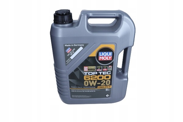 OLEJ LIQUI MOLY 0W20 5L TOP TEC 6200 / 508.00 / 509.00 LM20789